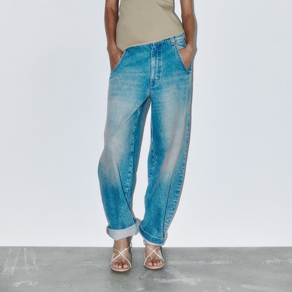 Zara Transparent Rhinestone Vinyl Mules - Picture 7 of 11